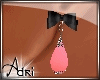 ~A: Peach'Earrings Pearl