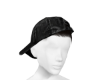 blk snapped hat hair