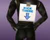 TG Kick There Back Sign