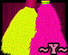 ~Y~Lime/Pink Uber Boots
