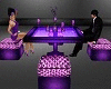 vip purple club table