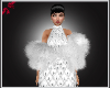 White Fur Scarf