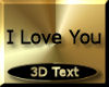 [my]3D I Love You