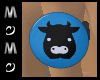 MZ Cow Button Ring
