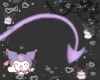 ꔫ purple kuromi tail