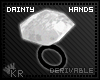 (kr) diamond ring dainty