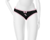 princess panties black