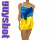 ukraine flag dress