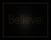 BELIEVE WALL SIGN
