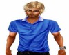 BLUE POLO SHIRT (M)