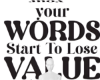 Your words background