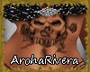 (AR) Skull Belly tattoo