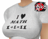 I Love Math T-shirt