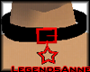Collar - Star Red/Black
