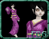 *FBG* Purple/Gold kimono