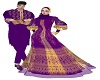 MY Gold Purple Gown