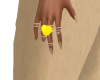 shiny yellow ring