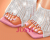 Peach heels