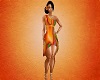 Orange Multi Dress (XXL)