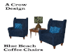 Blue Beach Coffee Chairs