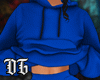 Bleu Hoodie Couples