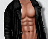 [8] Open Leather Jacket