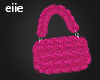 E. Hot Pink Fluffy Bag