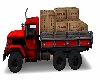 Red Truck with Crates