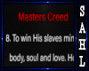 LS~MASTER CREED8QUOTE