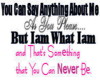 I am what I am