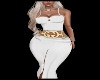 white dress belt