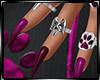 Kitty Paw Nails+rings