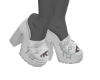 Il Charms Heels White