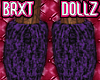 Spice Purple Fur Boots