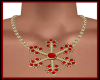 Snowflake Necklace G/R