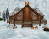 winter snow cabin A1