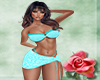 7ly Blue Heart Swimsuit