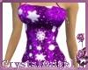 *CA Purple Flutter Dress
