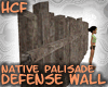 HCF Native Palisade Wall