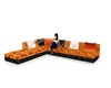 ORANGE L SOFA