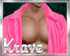 [K] OPEN SHIRT PINK