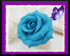Turquoise Rose Petals
