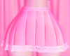 Heart Lace Skirt Pinku