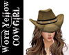 Worn Yellow Cowgirl Hat1
