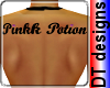 Pinkk Potion back tattoo