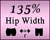 Hip Butt Scaler 135%