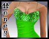 xHLx Green Dress/Sequins