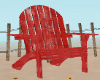 Red Adirondack Chair