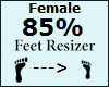 Feet Scaler 85% Female
