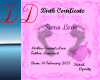 Birth Certificate Siera